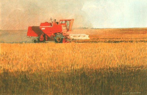 I-59 Harvesting Wheat